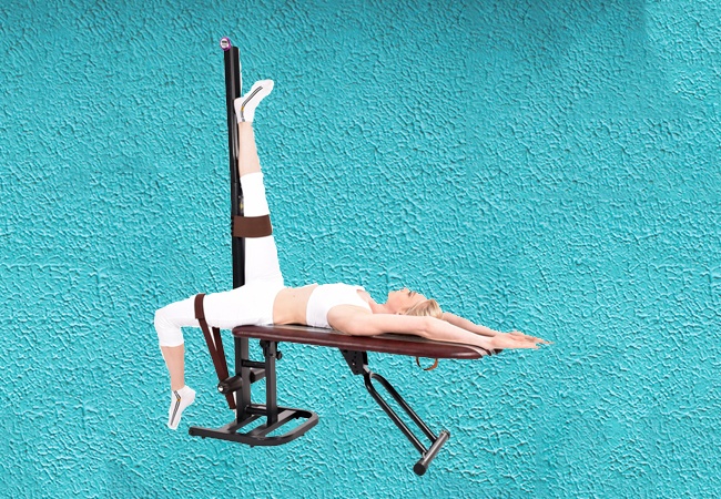 leg stretching bed